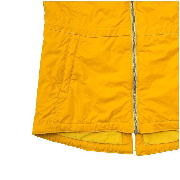 Athleta Rockview Hiking Vest Women M Yellow Long Water Repellent Outdoor - Picture 5 of 9